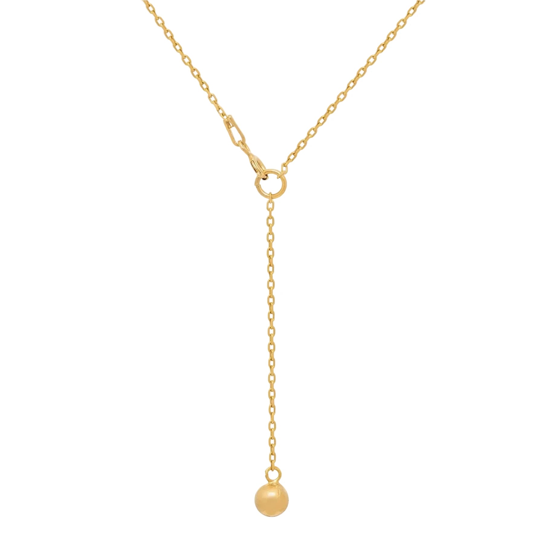 Gold Adjustable Chain with mini ball end