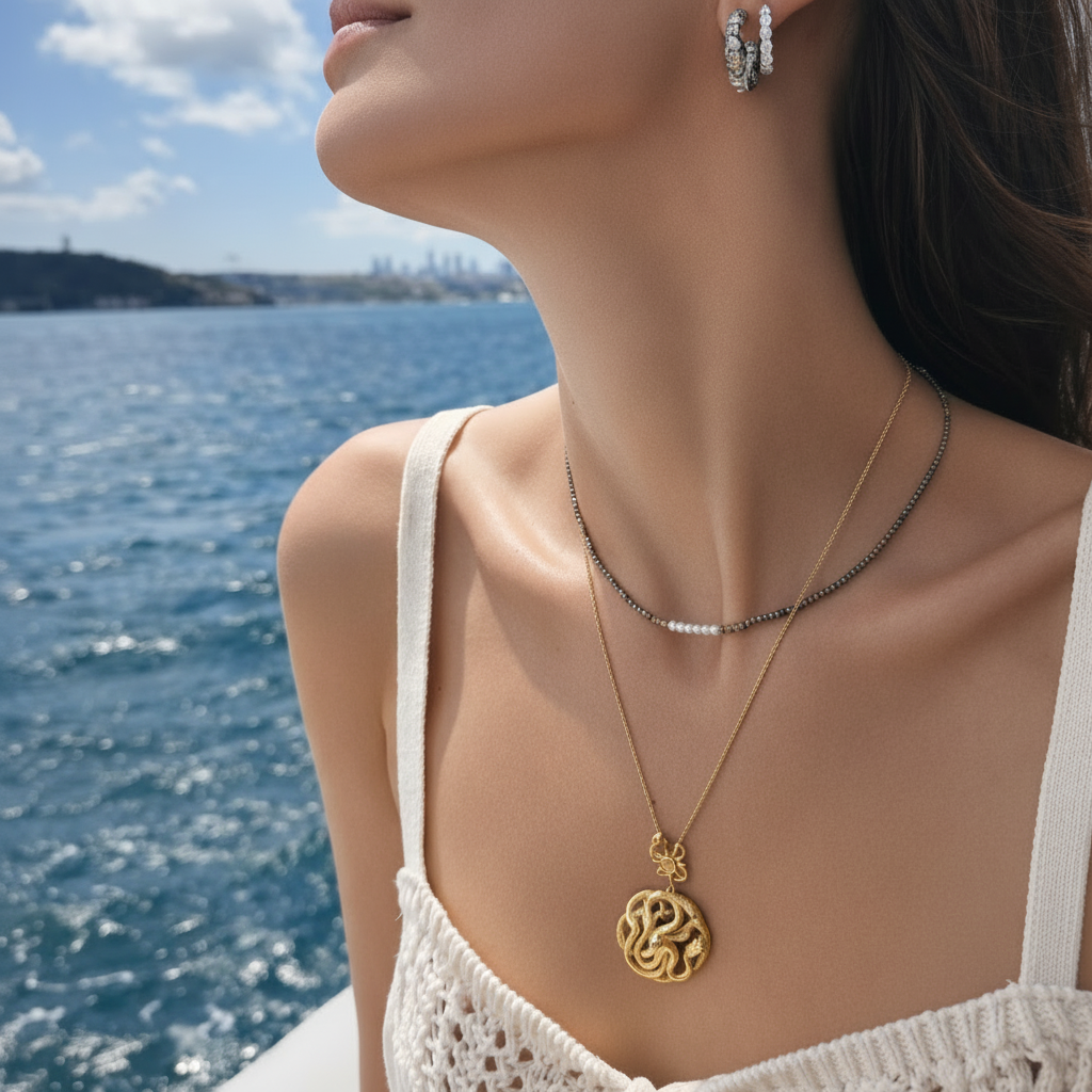 Soleil Serpent x Núra Luxor Necklace